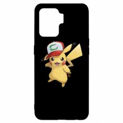 Чехол для Oppo Reno 5 Lite Ash's hat Pikachu - PrintSalon