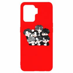 Чохол для Oppo Reno 5 Lite BTS Cute Art - PrintSalon