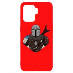 Чехол для Oppo Reno 5 Lite Bust of Mandalorian - PrintSalon