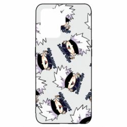 Чехол для Oppo Reno 5 Lite Cute Satoru Gojo pattern-PrintSalon Чехол для Oppo Reno 5 Lite Cute Satoru Gojo pattern