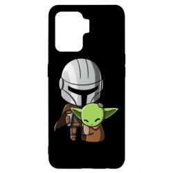 Чехол для Oppo Reno 5 Lite Din Djarin And The Child - PrintSalon
