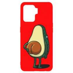 Чехол для Oppo Reno 5 Lite Funny avocado - PrintSalon