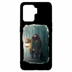Чехол для Oppo Reno 5 Lite Хагрид в лесу - PrintSalon