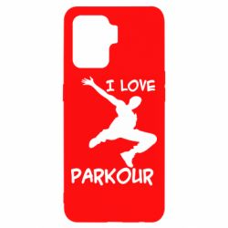 Чехол для Oppo Reno 5 Lite I love parkour - PrintSalon