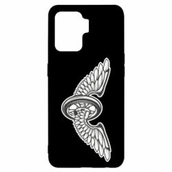 Чехол для Oppo Reno 5 Lite Колесо и крылья - PrintSalon