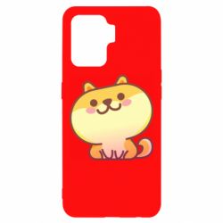 Чехол для Oppo Reno 5 Lite Корги с улыбкой - PrintSalon