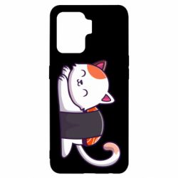 Чехол для Oppo Reno 5 Lite Котик-суши - PrintSalon
