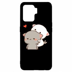 Чехол для Oppo Reno 5 Lite Котики кохання - PrintSalon