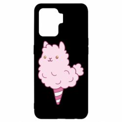 Чехол для Oppo Reno 5 Lite Llama Ice Cream - PrintSalon