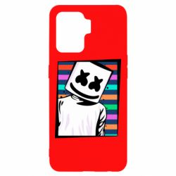 Чехол для Oppo Reno 5 Lite Marshmello Colorful Portrait - PrintSalon