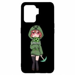 Чехол для Oppo Reno 5 Lite Minecraft anime - PrintSalon