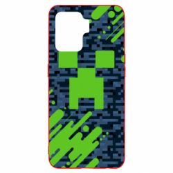 Чехол для Oppo Reno 5 Lite Minecraft Creeper - PrintSalon