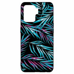 Чохол для Oppo Reno 5 Lite Neon Palm Leaves - PrintSalon