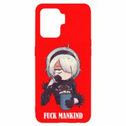 Чохол для Oppo Reno 5 Lite Nier. Fuck Mankind - PrintSalon