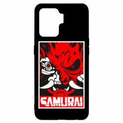 Чехол для Oppo Reno 5 Lite Poster samurai Cyberpunk