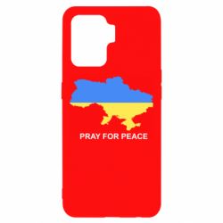 Чехол для Oppo Reno 5 Lite Pray for peace - PrintSalon