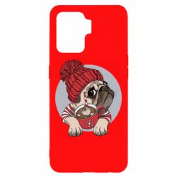 Чехол для Oppo Reno 5 Lite Pug And Coffee - PrintSalon