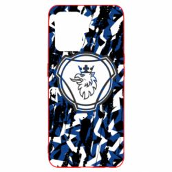 Чохол для Oppo Reno 5 Lite Scania logo and grunge - PrintSalon