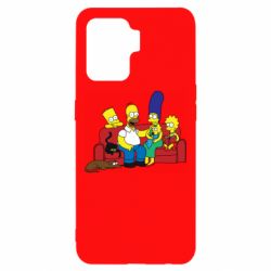 Чехол для Oppo Reno 5 Lite Simpsons At Home - PrintSalon