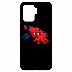 Чехол для Oppo Reno 5 Lite Spiderman and jump - PrintSalon