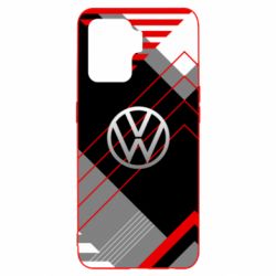 Чехол для Oppo Reno 5 Lite Volkswagen logo and abstraction - PrintSalon