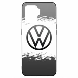 Чохол для Oppo Reno 5 Lite Volkswagen logo and grunge - PrintSalon