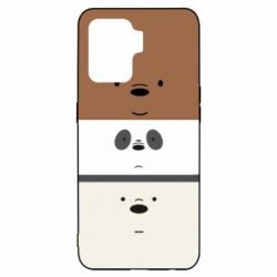 Чохол для Oppo Reno 5 Lite We bare bears ice cream - PrintSalon