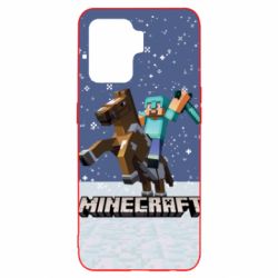 Чохол для Oppo Reno 5 Lite Зимовий Майнкрафт - PrintSalon