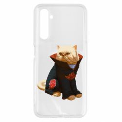 Чехол для Realme 6 Akatsuki angry cat - PrintSalon