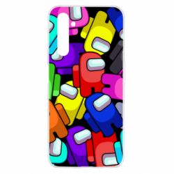 Чехол для Realme 6 Among us multicolored - PrintSalon
