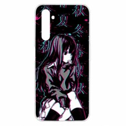 Чохол для Realme 6 Anime Girl Glitch - PrintSalon