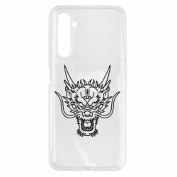 Чехол для Realme 6 Asian dragon - PrintSalon