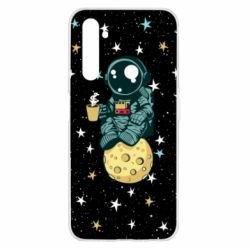 Чохол для Realme 6 Astronaut and coffee - PrintSalon