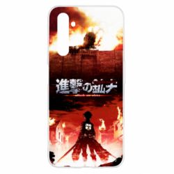 Чехол для Realme 6 Attack of the Titans - PrintSalon
