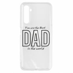 Чохол для Realme 6 Best dad text - PrintSalon