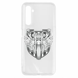 Чехол для Realme 6 Bike Shield Art - PrintSalon