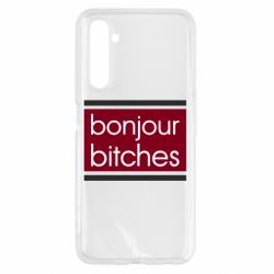 Чехол для Realme 6 Bonjour bitches - PrintSalon