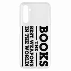 Чехол для Realme 6 Books the best weapons in the world - PrintSalon