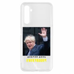 Чехол для Realme 6 Boris Johnson Everybody - PrintSalon