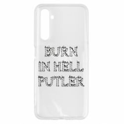 Чехол для Realme 6 Born in Hell Putin - PrintSalon