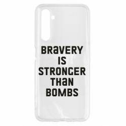 Чехол для Realme 6 Bravery is stronger - PrintSalon