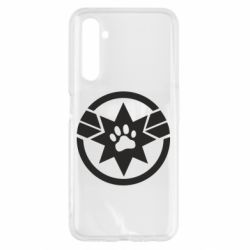 Чехол для Realme 6 Captain Marvel's Cat-PrintSalon Чехол для Realme 6 Captain Marvel's Cat