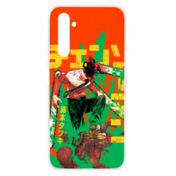 Чохол для Realme 6 Человек Бензопила - PrintSalon