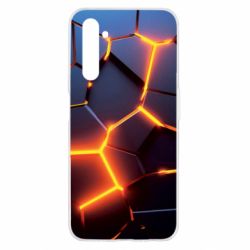 Чохол для Realme 6 Cracked Blocks - PrintSalon