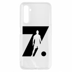 Чехол для Realme 6 Cristiano Ronaldo Silhouette Art - PrintSalon