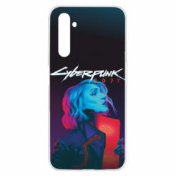 Чохол для Realme 6 Cyberpunk Girl Portrait - PrintSalon