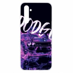 Чохол для Realme 6 Dodge Art neon - PrintSalon