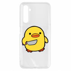 Чохол для Realme 6 Duckling With A Knife - PrintSalon