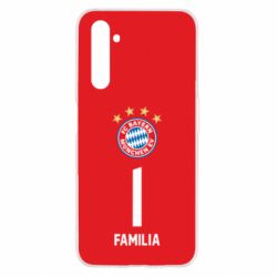 Чехол для Realme 6 FC Bayern. Твоя фамилия, номер (англ.) - PrintSalon