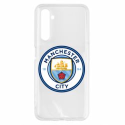 Чехол для Realme 6 FC Manchester City Logo - PrintSalon